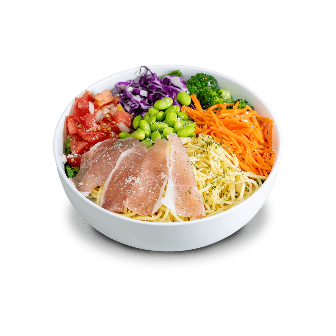 生ハムのパスタサラダ