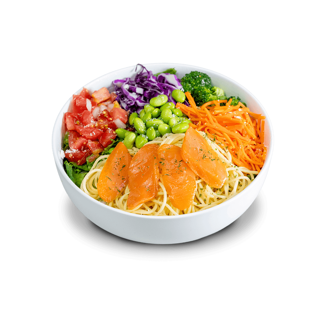 スモークサーモンのパスタサラダ